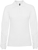 Polo Mujer Manga Larga Estrella Roly - Color Blanco 01